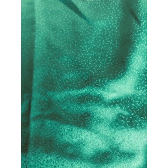 Adrianna Papell Women’s Top Med Shiny & Bright Emerald Long Sleeve Ruffle Cuff - Picture 3 of 14